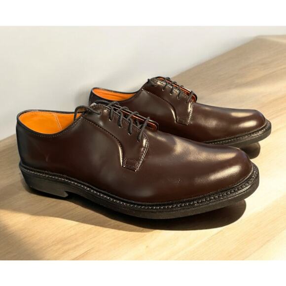 WalkOver Brown Men's Dress Leather Shoes Cushioned Size 17 NEW - Picture 1 of 7